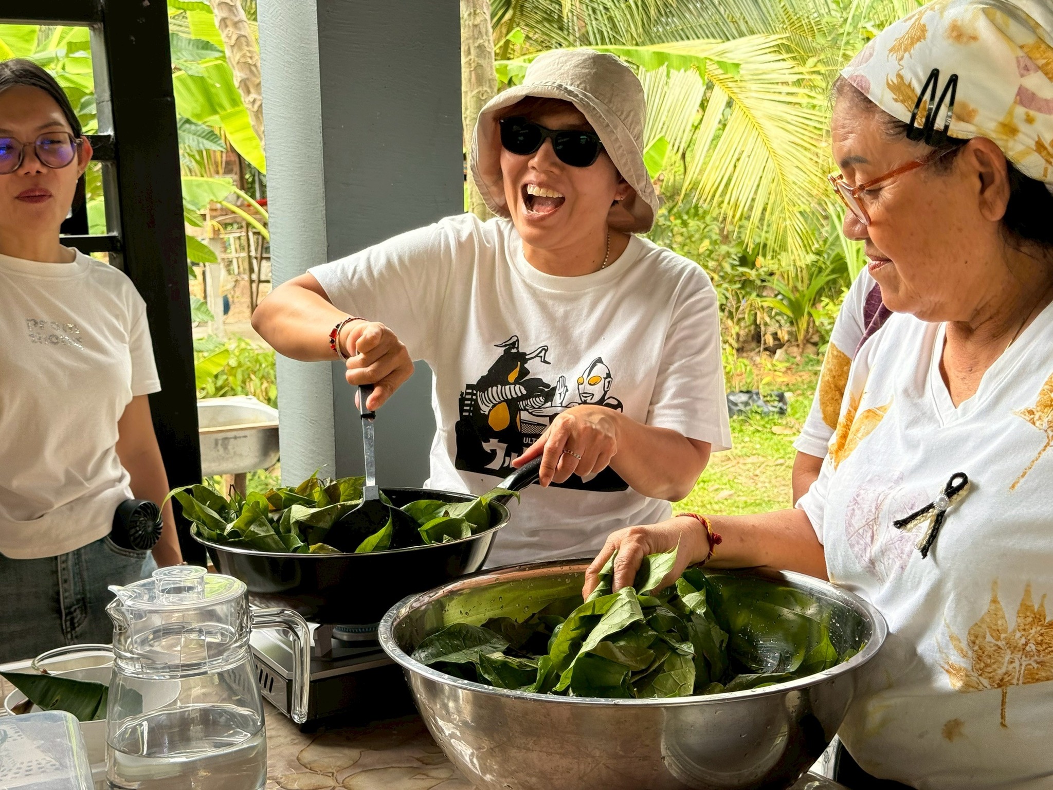 กิจกรรมสอนทำอาหารจากใบเหมียง (Cooking Class)