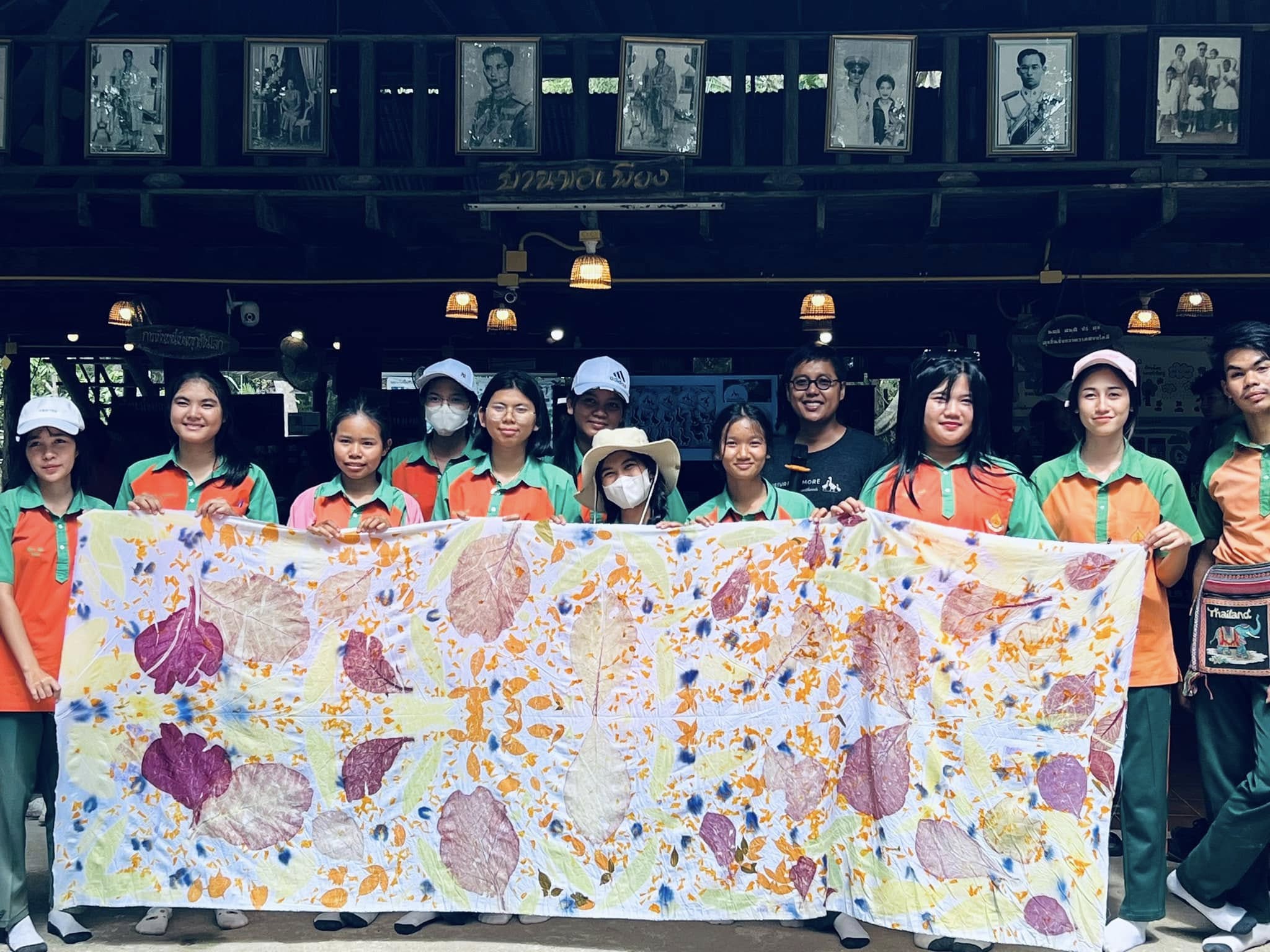 การทำผ้า Eco Print