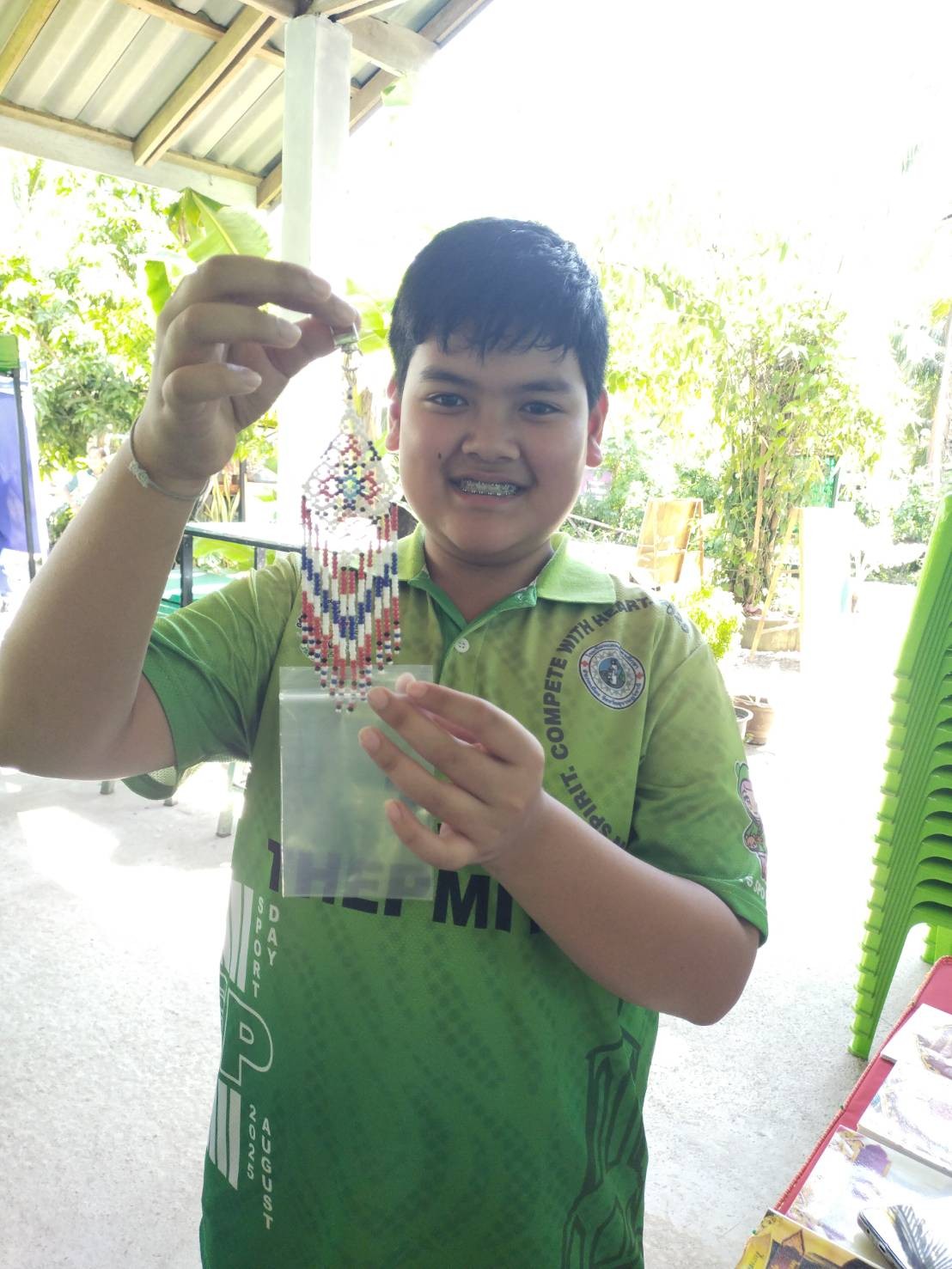 พวงกุญแจลูกปัดมโนราห์