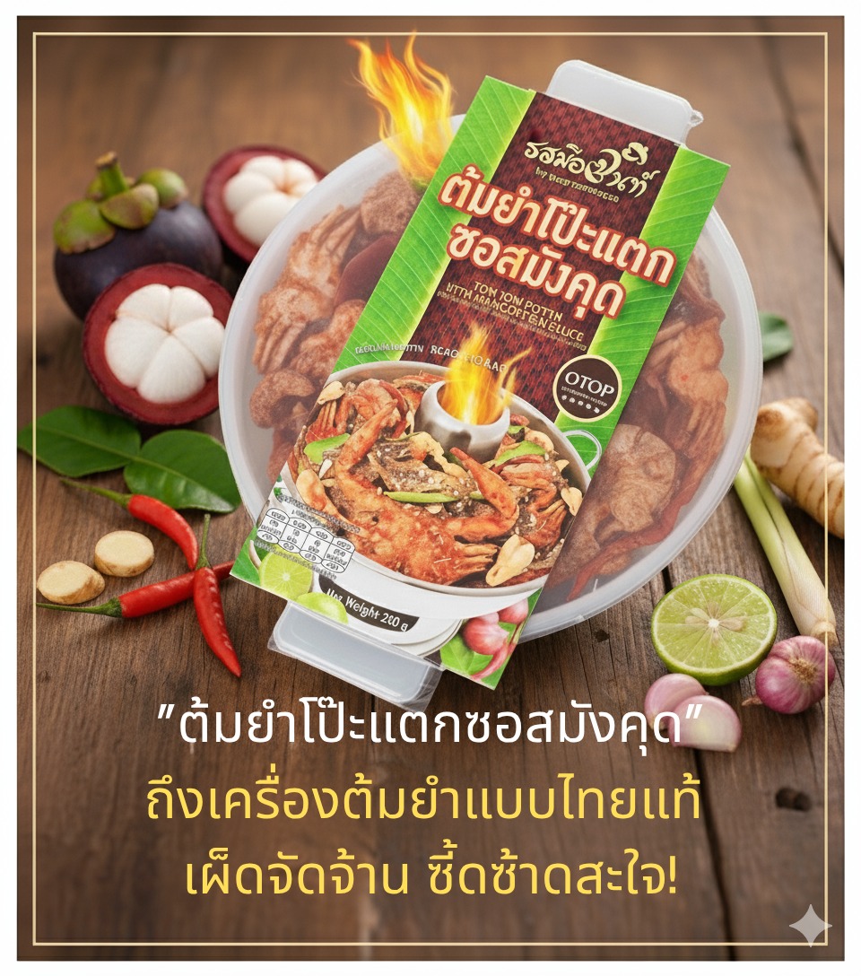 ต้มยำโป๊ะแตก ซอสมังคุด