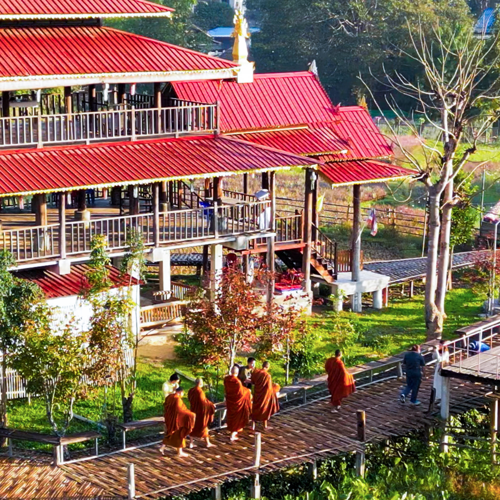 ภาพบรรยากาศ วิสาหกิจชุมชนการท่องเที่ยวโดยชุมชนบ้านแพมบก (โขกู้โส่) ลำดับที่ 1