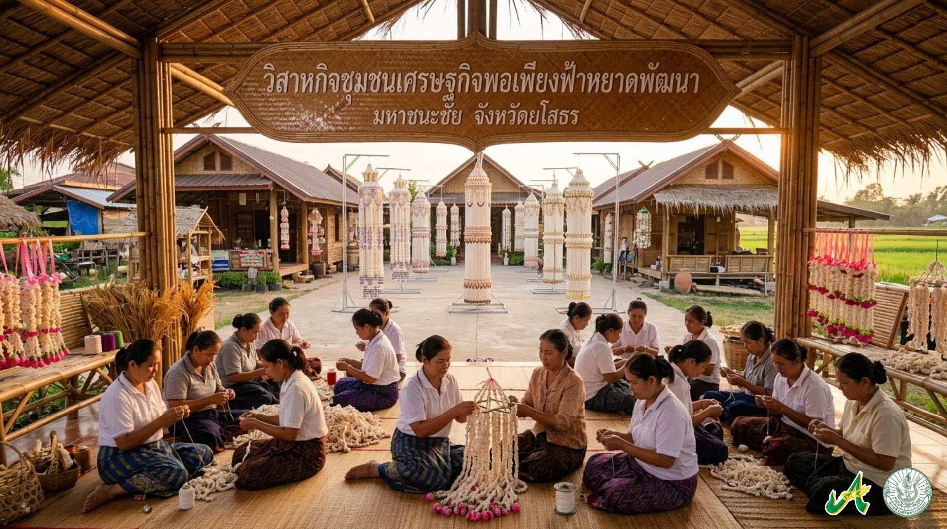 ภาพบรรยากาศ วิสาหกิจชุมชนเศรษฐกิจพอเพียงฟ้าหยาดพัฒนา ลำดับที่ 3