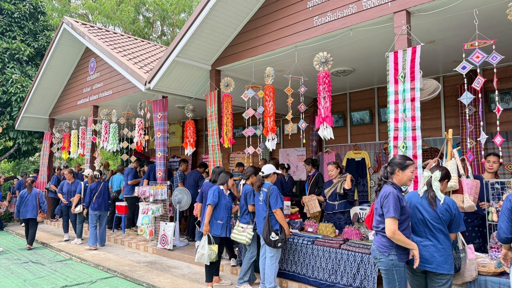ภาพบรรยากาศ วิสาหกิจชุมชนท่องเที่ยวเชิงวัฒนธรรมไทยพวนโพธิ์ตาก ลำดับที่ 9