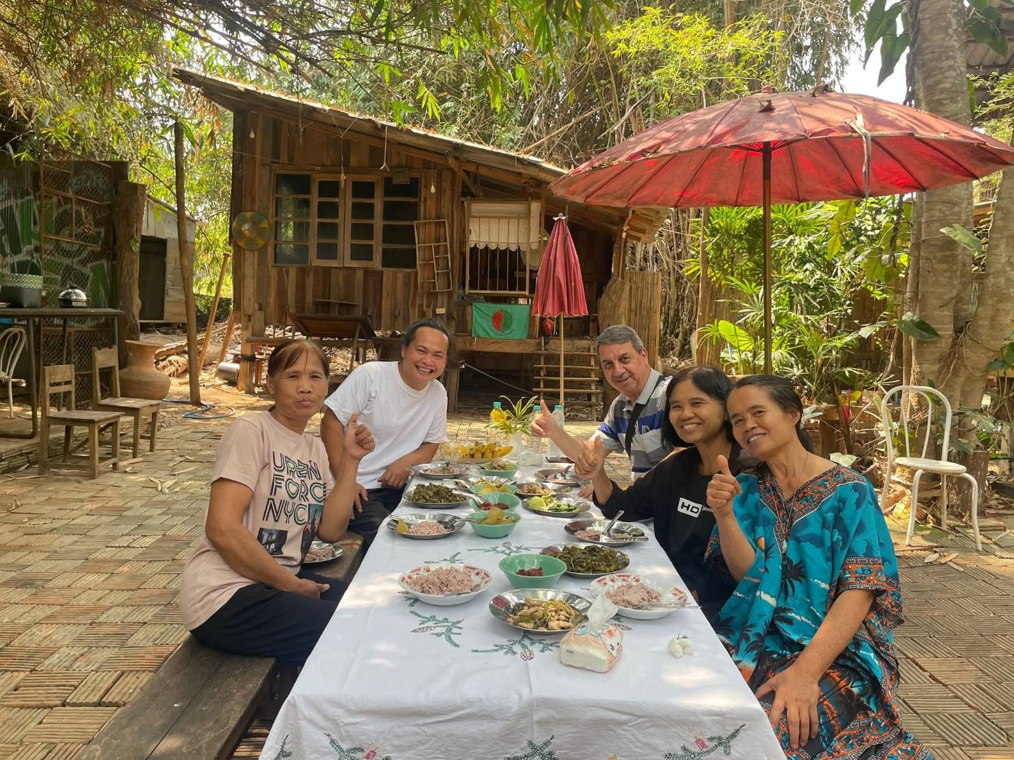 ภาพบรรยากาศ วิสาหกิจชุมชนกลุ่มฮักน้ำจาง ลำดับที่ 6
