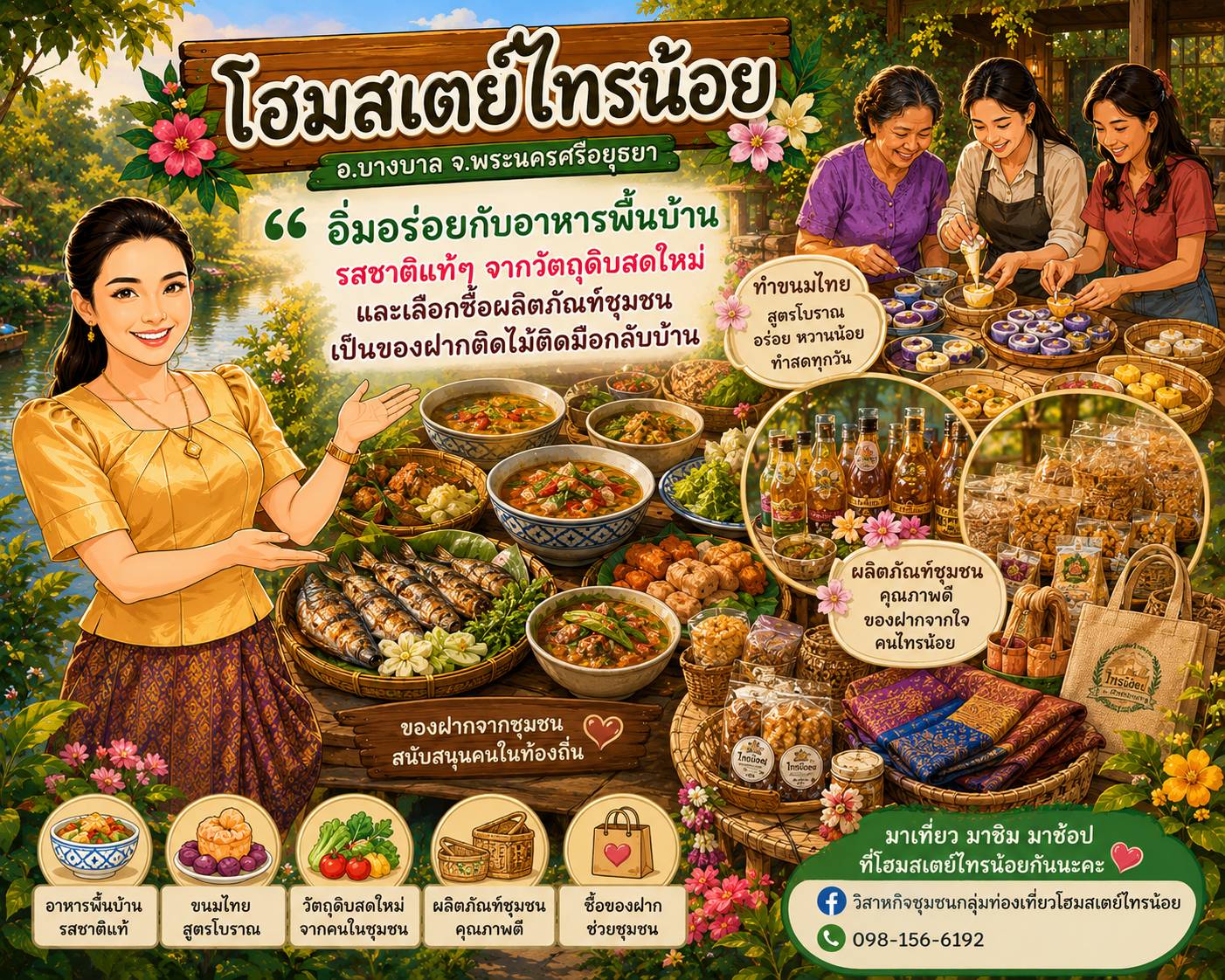 ภาพบรรยากาศ หมู่บ้านท่องเที่ยวเชิงอนุรักษ์โฮมสเตย์ไทรน้อย ลำดับที่ 14
