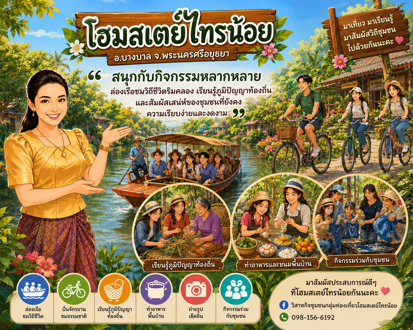 ภาพบรรยากาศ หมู่บ้านท่องเที่ยวเชิงอนุรักษ์โฮมสเตย์ไทรน้อย ลำดับที่ 13
