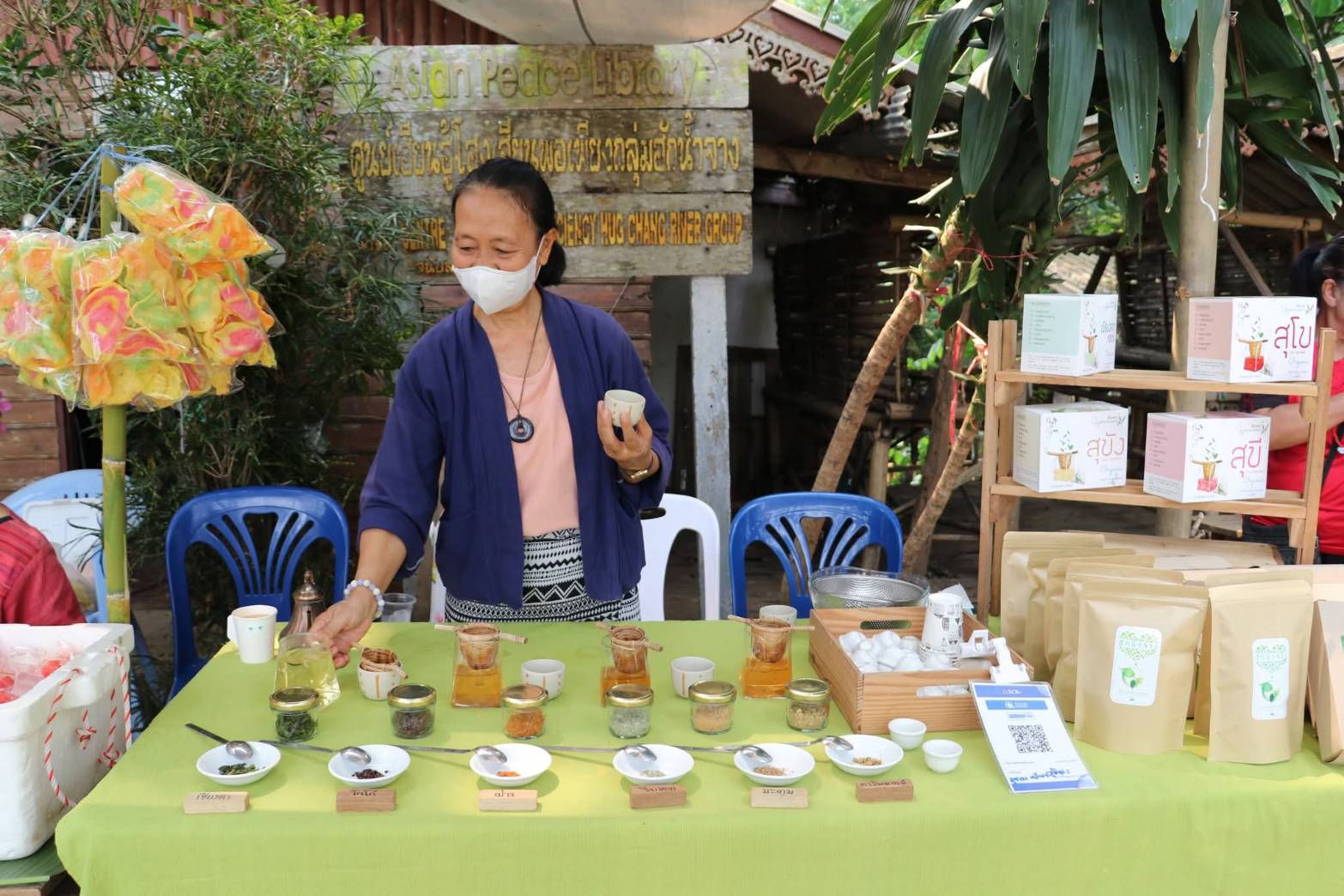 ภาพบรรยากาศ วิสาหกิจชุมชนกลุ่มฮักน้ำจาง ลำดับที่ 3
