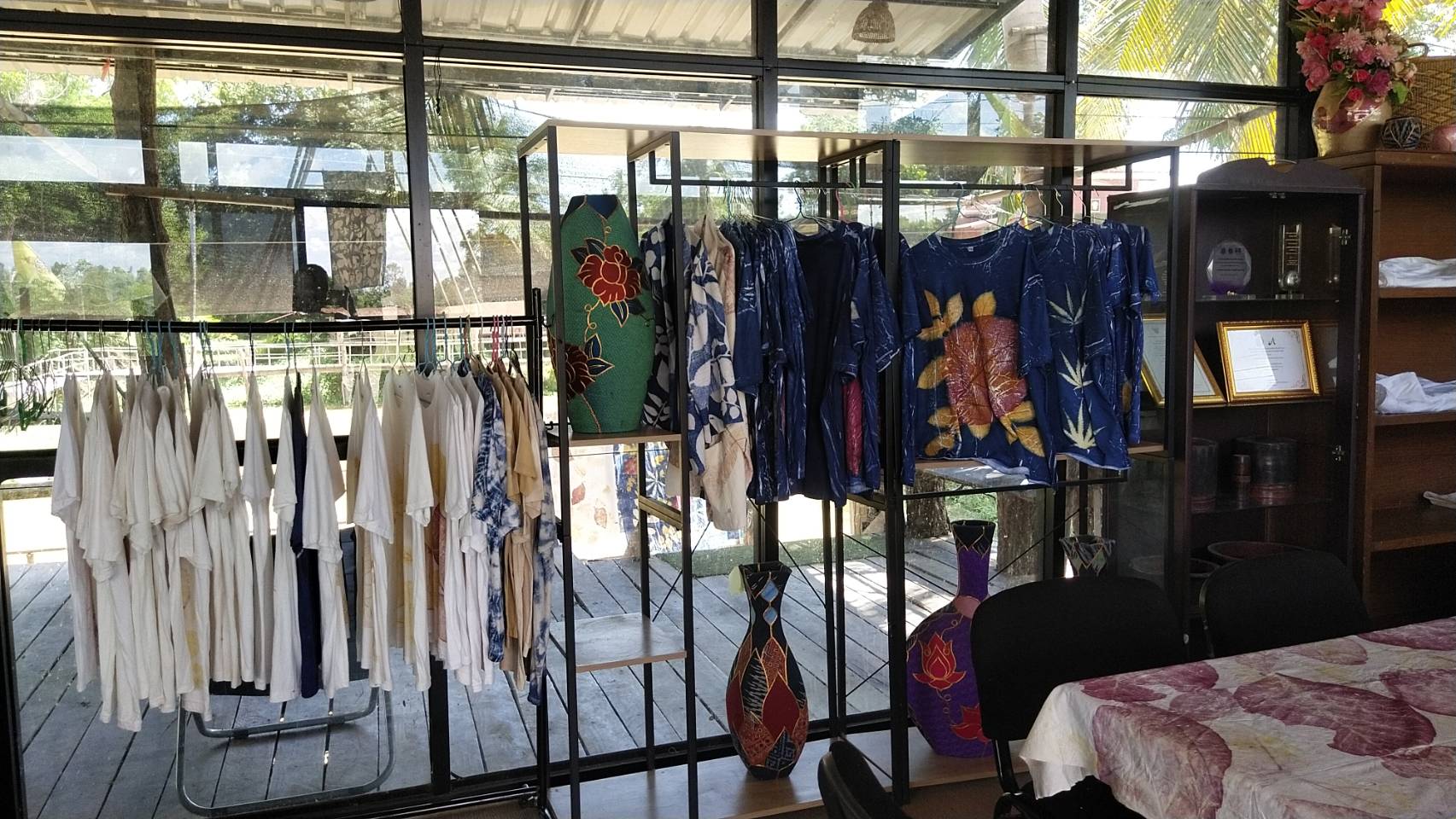 ภาพบรรยากาศ วิสาหกิจชุมชนหัตถางามป่าดงใหญ่บ้านนาคู ลำดับที่ 2