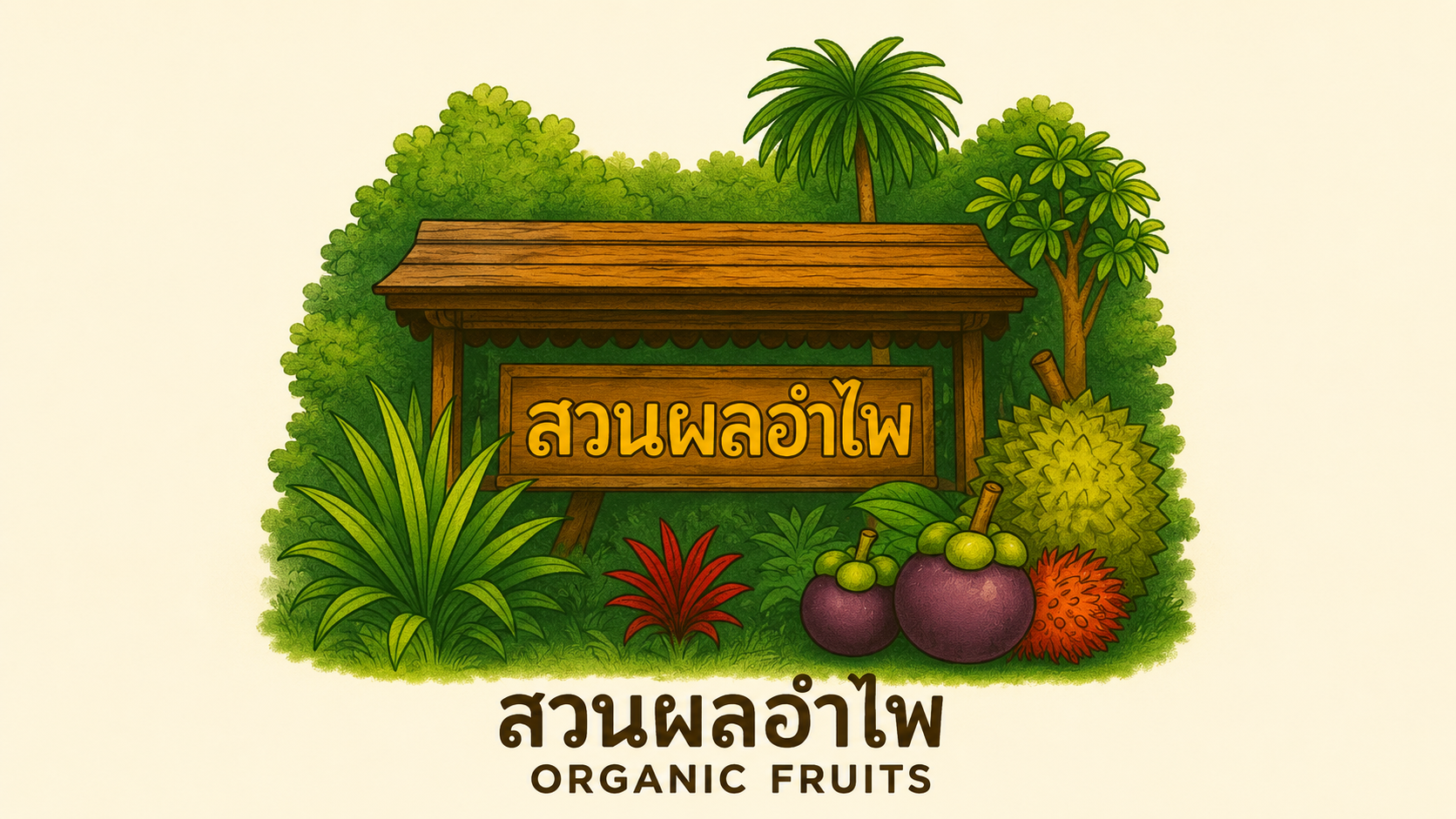 สวนผลอำไพ - Organic fruit