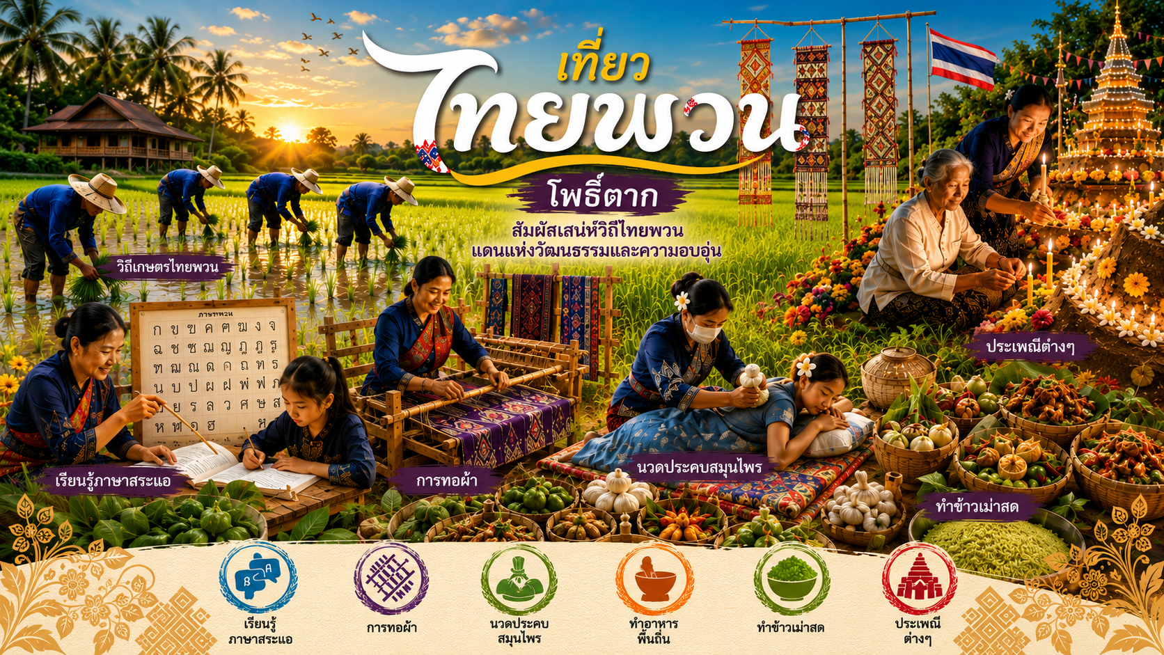 วิสาหกิจชุมชนท่องเที่ยวเชิงวัฒนธรรมไทยพวนโพธิ์ตาก