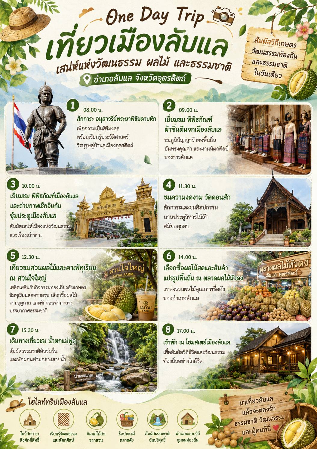 สวนใจใหญ่ (วิสาหกิจชุมชนกลุ่มท่องเที่ยวเชิงเกษตรและไม้ผล)