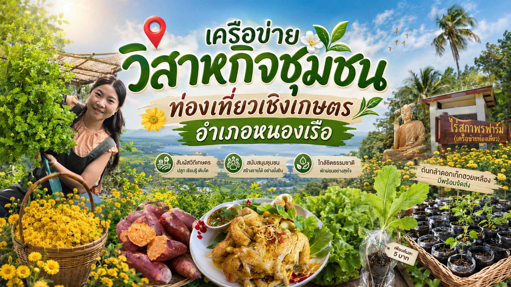 เครือข่ายวิสาหกิจชุมชนท่องเที่ยวเชิงเกษตรอำเภอหนองเรือ